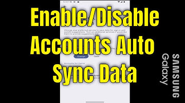 How to Enable/Disable Accounts Auto Sync Data on Samsung Galaxy [Tutorial]