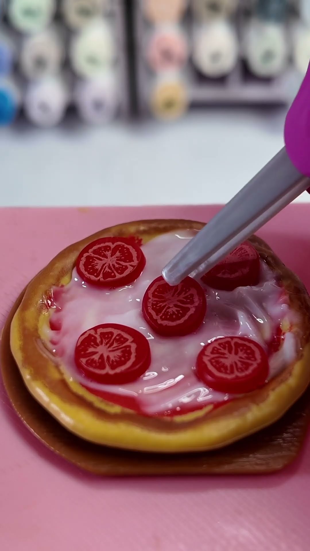 Let's Make Miniverse PIZZA #shortsfeed #shorts #asmr