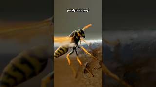 These wasps are SAVAGES!#nature#facts#wildlife#insects#shortvideo#shorts