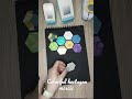 Colorful hectagon mosaic 📒✂️ #papercraft #scrapbooking #hobby #mosaic #colordul