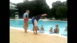 Schwimmen Und Rennen Mit Spaß Am Sport