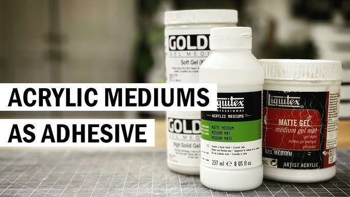 WHEN to CHOOSE MATTE MEDIUM Instead of Mod Podge in Mixed Media Projects 