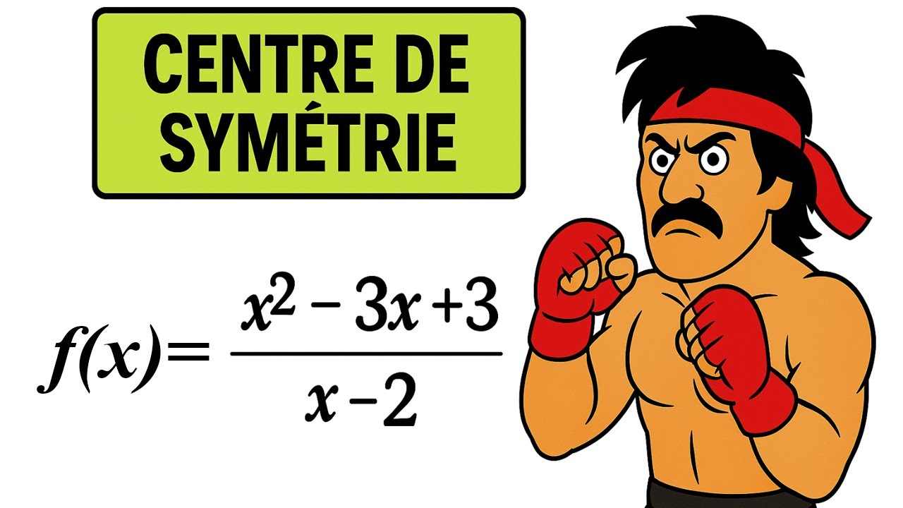 Comment trouver le centre de symétrie d'une fonction ?