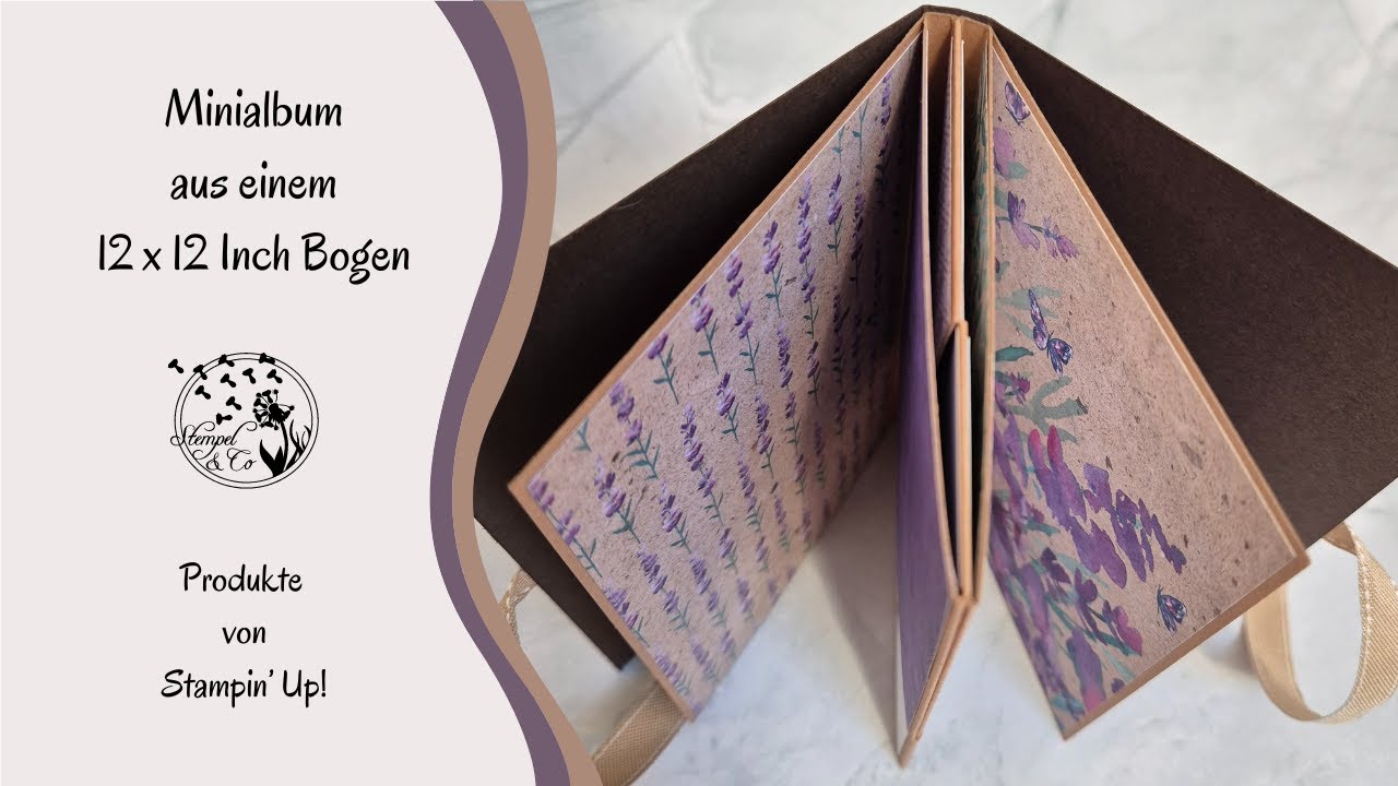 Minialbum aus einem 12 x 12 Inch Bogen