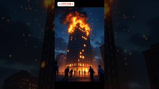 Fire in the Building Who is in building😱– A Hero Emerges #ai #fire #bulding #boy