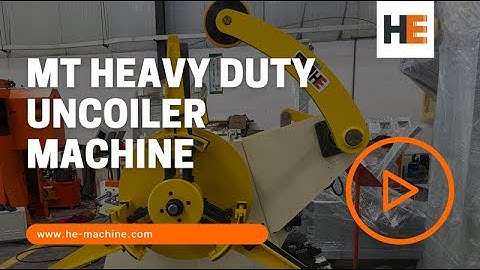 HE Hydraulic Uncoiler MT-300F Heavy Duty Decoiler for Progressive Stamping Line