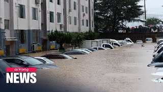 Heavy rain slams central, southern parts of S. Korea as monsoon to last longer than usual