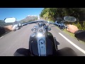 Harley Davidson Deuce on fanatastic mountain roads of Norway - great sound