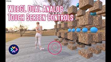 OpenGL C++ WebGL Dual Analog Touch Screen Controls