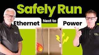 How to Safely Run Ethernet Cable Next to Power