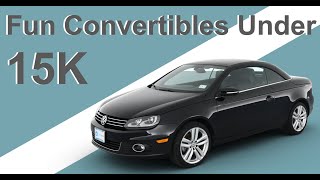 The Best Reliable Fun Convertibles Under 15K