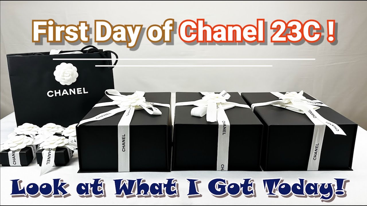 Chanel 23C Unboxing! First Day of Chanel 23C! Pearl Crush Minis