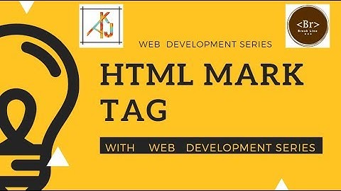 HTML5 mark Tag | HTML5 Tutorial