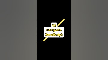 45 saniyede JavaScript nedir? #yazılım