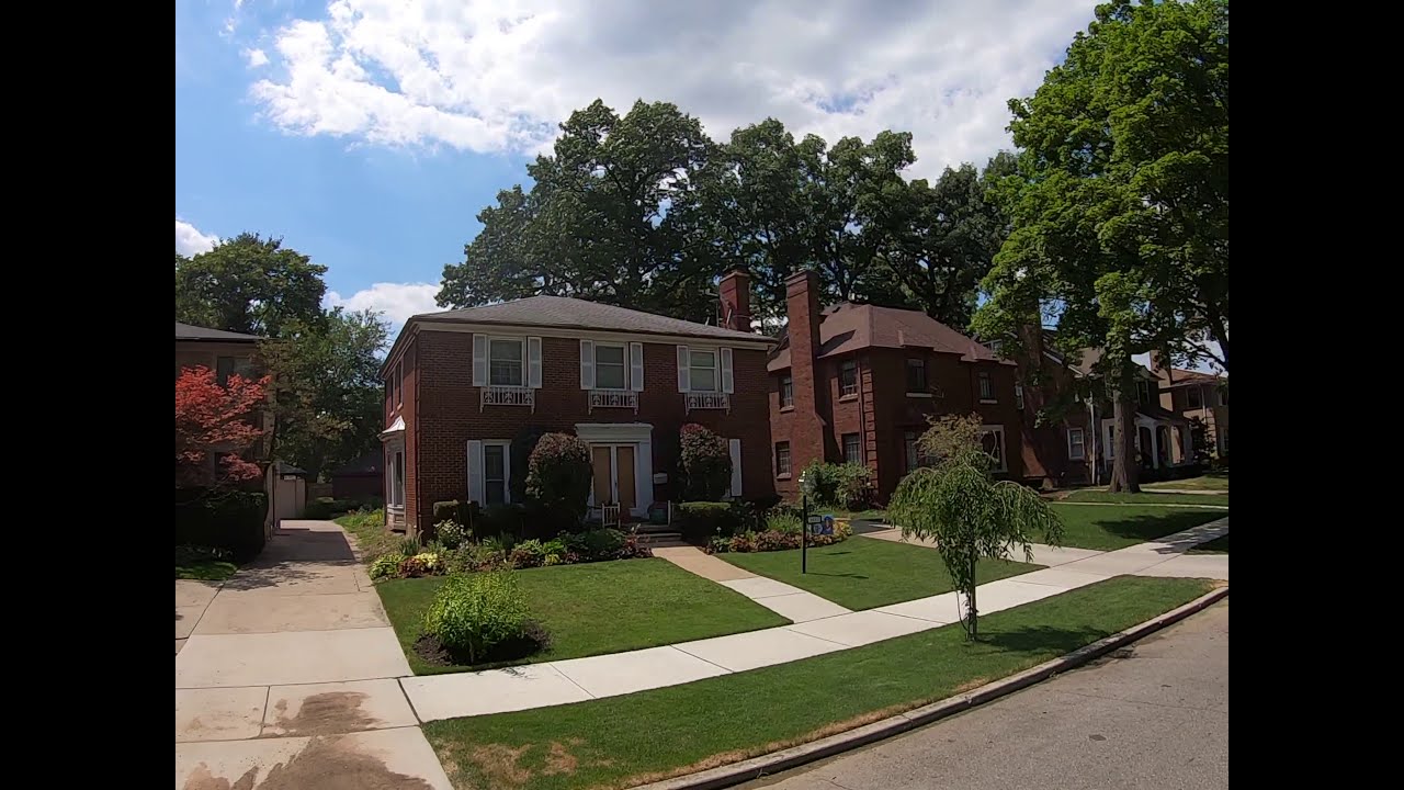 Covid19 Times Driving Detroit Maybe the best Neighborhood in