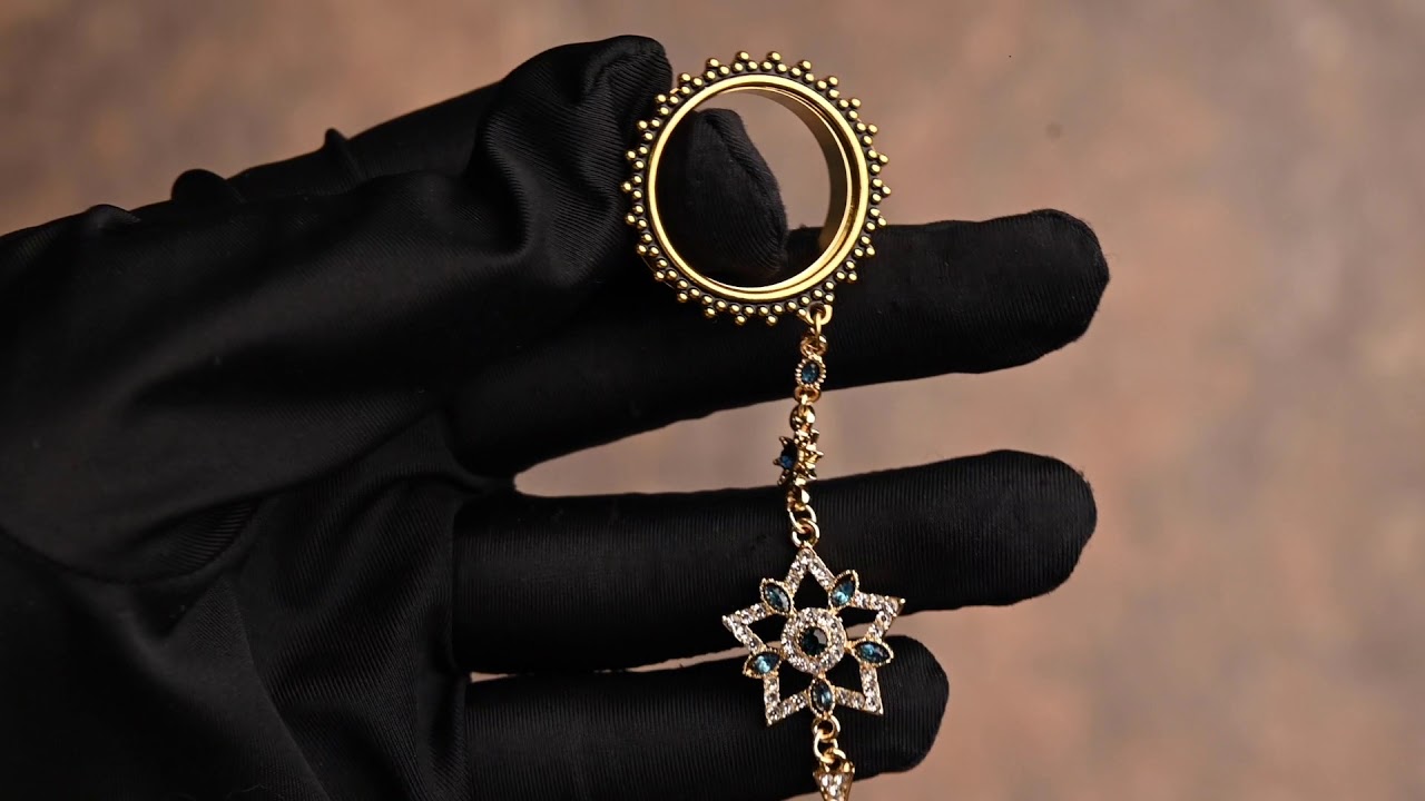 Gold Star Dangle Plug / Gauge