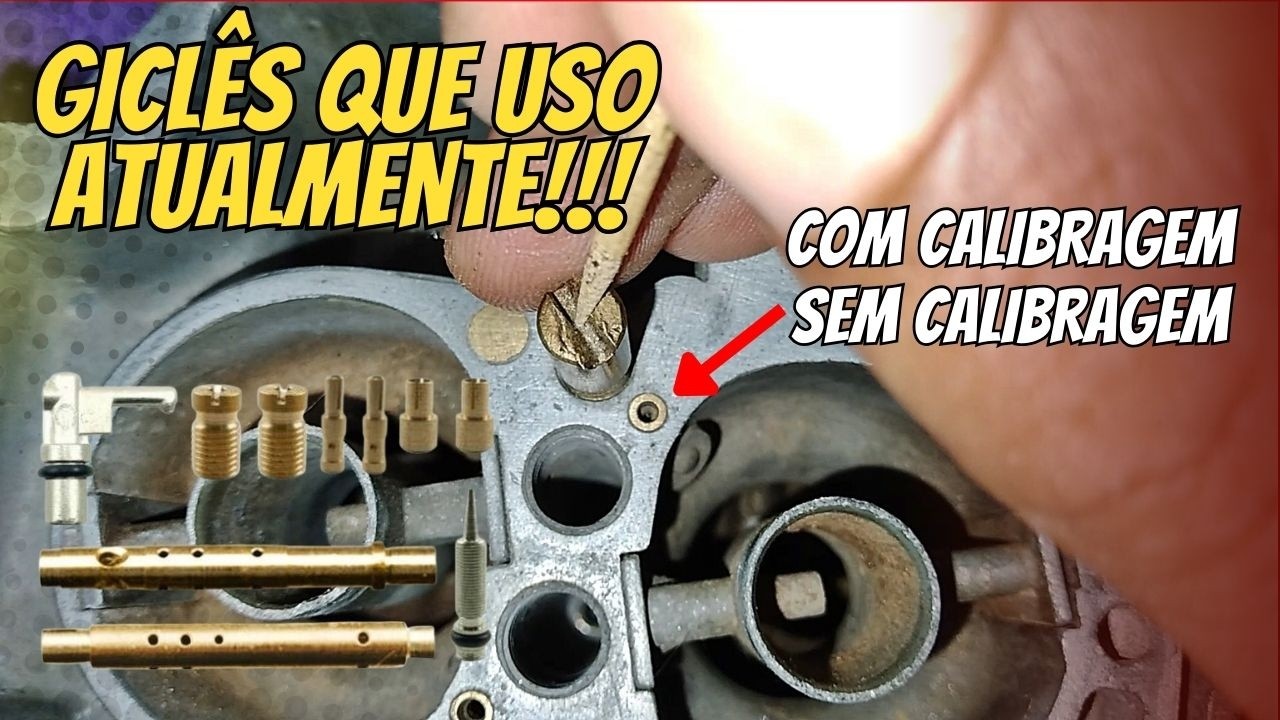 VEJA QUAL GICLES ESTOU USANDO NO GOL QUADRADO COM KIT 1.6 - WEBER 460 2123
