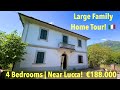  early 1900s large italian home tour  near bagni di lucca and only 188000 4000 sq ft total