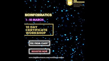 #BioinformaticsTraining #Shorts