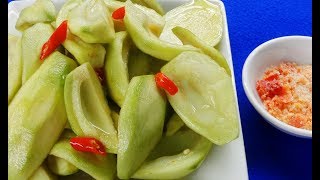 Cách làm XOÀI NON NGÂM CHUA NGỌT rất tốn nước miếng - Món Ăn Ngon