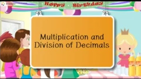 multiplication and division of decimals #animated #animation