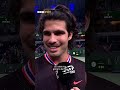 CARLOS ALCARAZ TALKS ABOUT HIS NEW LOOK AT THE SHANGHAI MASTERS