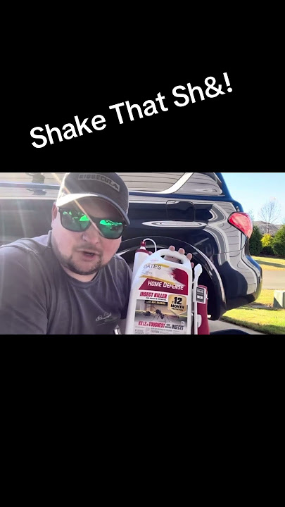 Shake It Up!  Before application make sure to shake up your products! #diy #lawncare #bugs