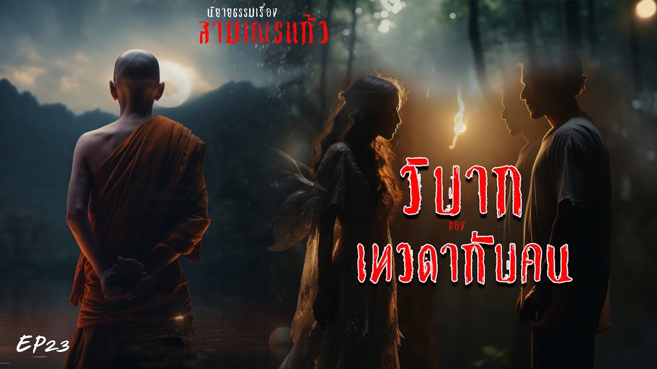 EP23 I นิยายธรรมเรื่อง สามเณรแก้ว  ตอน อดีตวิบากของเทวดากับคน