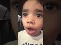 Just trying to sing in a certain 😂language #ytshorts #cutebaby