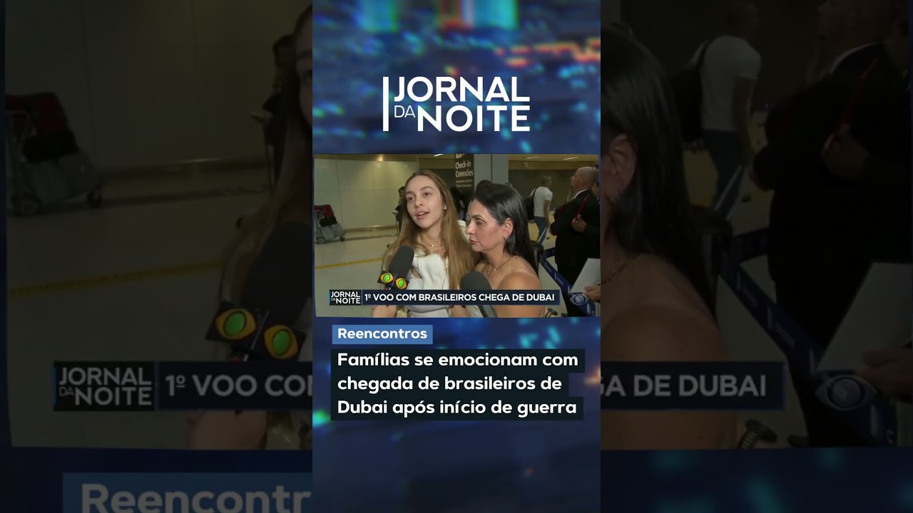 Famílias se emocionam com chegada de brasileiros de Dubai