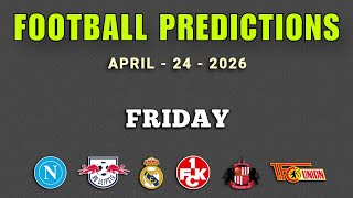 FOOTBALL PREDICTIONS TODAY | Premier League | Bundesliga | Laliga | Ligue 1 | Serie A | GoalIQ