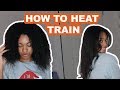 How to HEAT TRAIN NATURAL HAIR