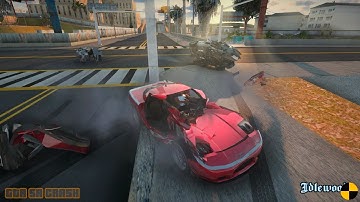 GTA SA Realistic Vehicle Deformation - Crash Testing Real Car Mods  7