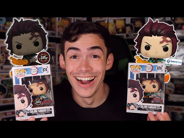 Funko Pop Chase Demon Slayer - Tanjiro Kamado (exclusive Glows In