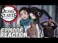Anime noobs watch demon slayer 1x1  cruelty reaction