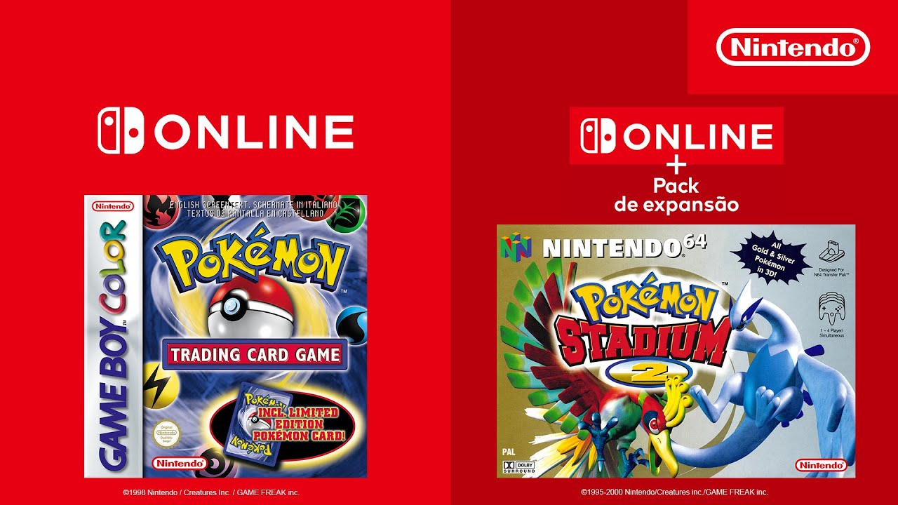 Nintendo Switch Online anuncia dois jogos clássicos de Pokémon