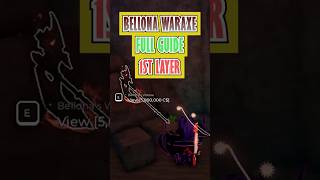Bellona's WarAxe Full Guide #fisch
