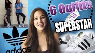 6 Outfits para combinar con Adidas SuperStar ♥ - YouTube