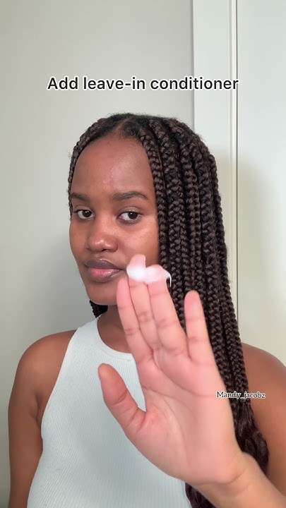  the ultimate braid maintenance routine for kinky hair 😍 #SHORTS - YouTube