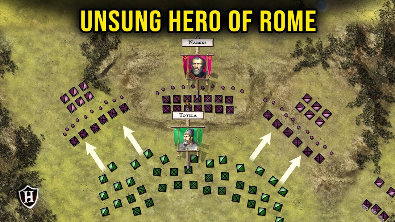 Justinian's final attempt to retake Italy - Battle of Taginae 552 AD -  "Narses (Part 1/3)"