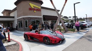 In-N-Out Drive Through With a Koenigsegg Regera!
