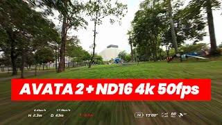 DJI AVATA 2 ND16 4k 50fps