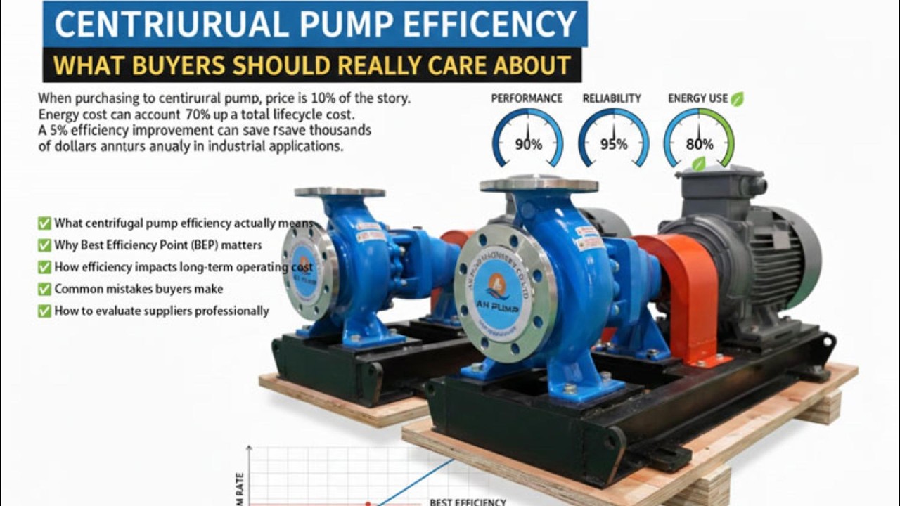 Centrifugal Pump Efficiency: What Buyers Should Care About