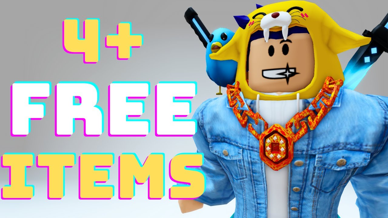 GET THESE 4+ FREE ITEMS 😮🤨 | How to get free roblox items | free items ...