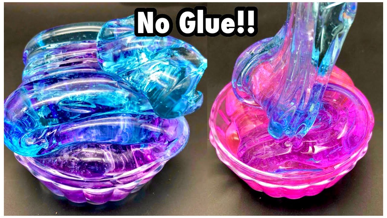 How To Make Clear Slime Without Glue Or Borax In 2 Minutes Diy