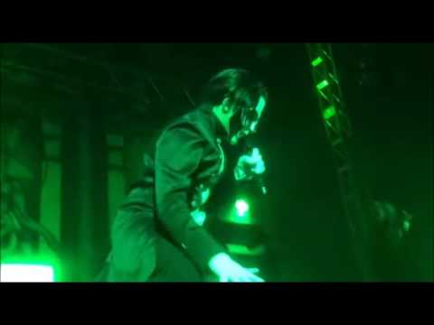 Ghost's Papa Emeritus III falls off the stage mid song in the U.K...