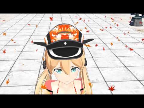 紅一葉　天満宮　プリンツ・オイゲン　艦これ　HD１９２０X１０８０