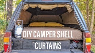 DIY Camper Shell Curtains