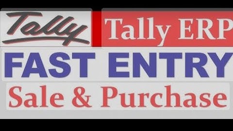How to Fast entry in tally II HOW TO Enable Default Accounting Allocation in Tally Prime .