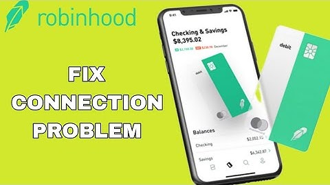 How To Fix And Solve Connection Problem On Robinhood App | Easy Fix